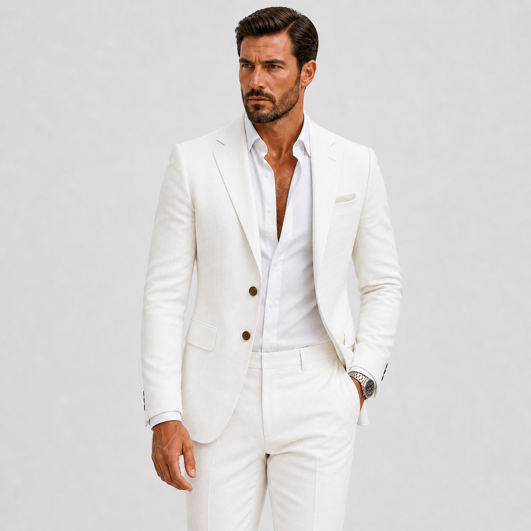 Men's Breathable Summer Suit - Justin