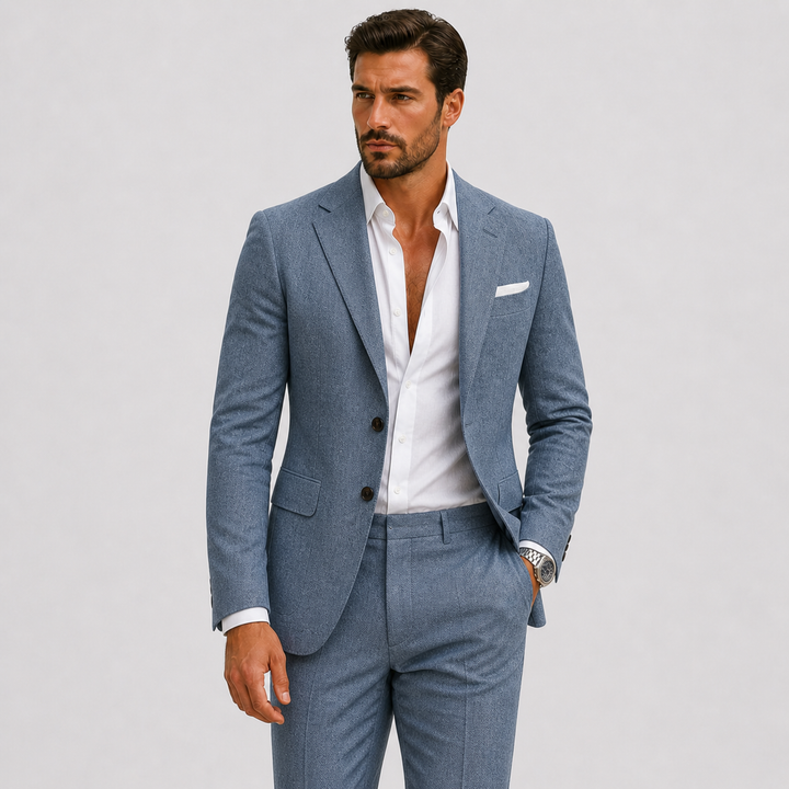 Men's Breathable Summer Suit - Justin