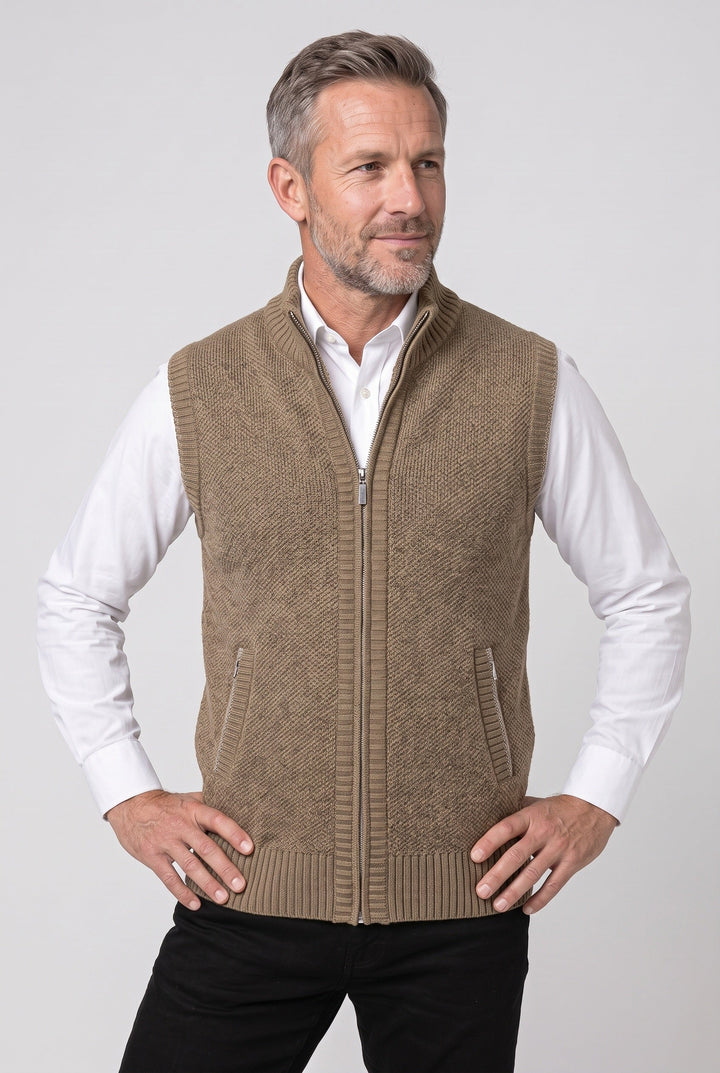 Men's Knitted Waistcoat - Emanuel
