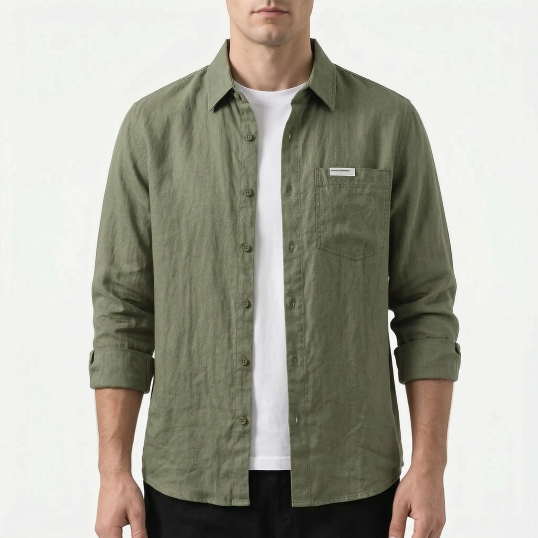 Men's Lightweight Long-Sleeve Shirt -  Cameron
