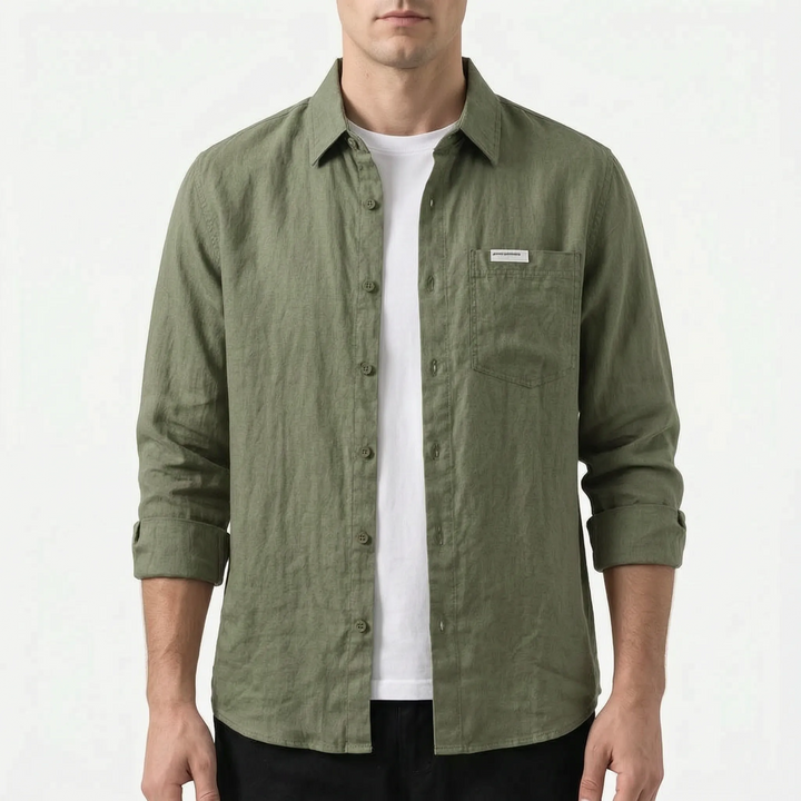 Men's Lightweight Long-Sleeve Shirt -  Cameron