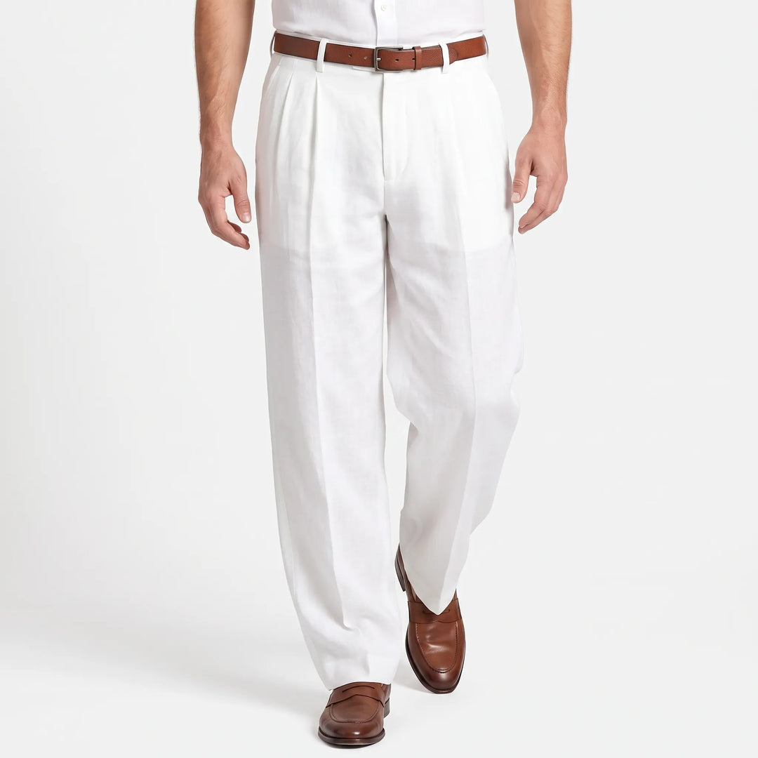 Men's Pleated Pants -  Ernesto
