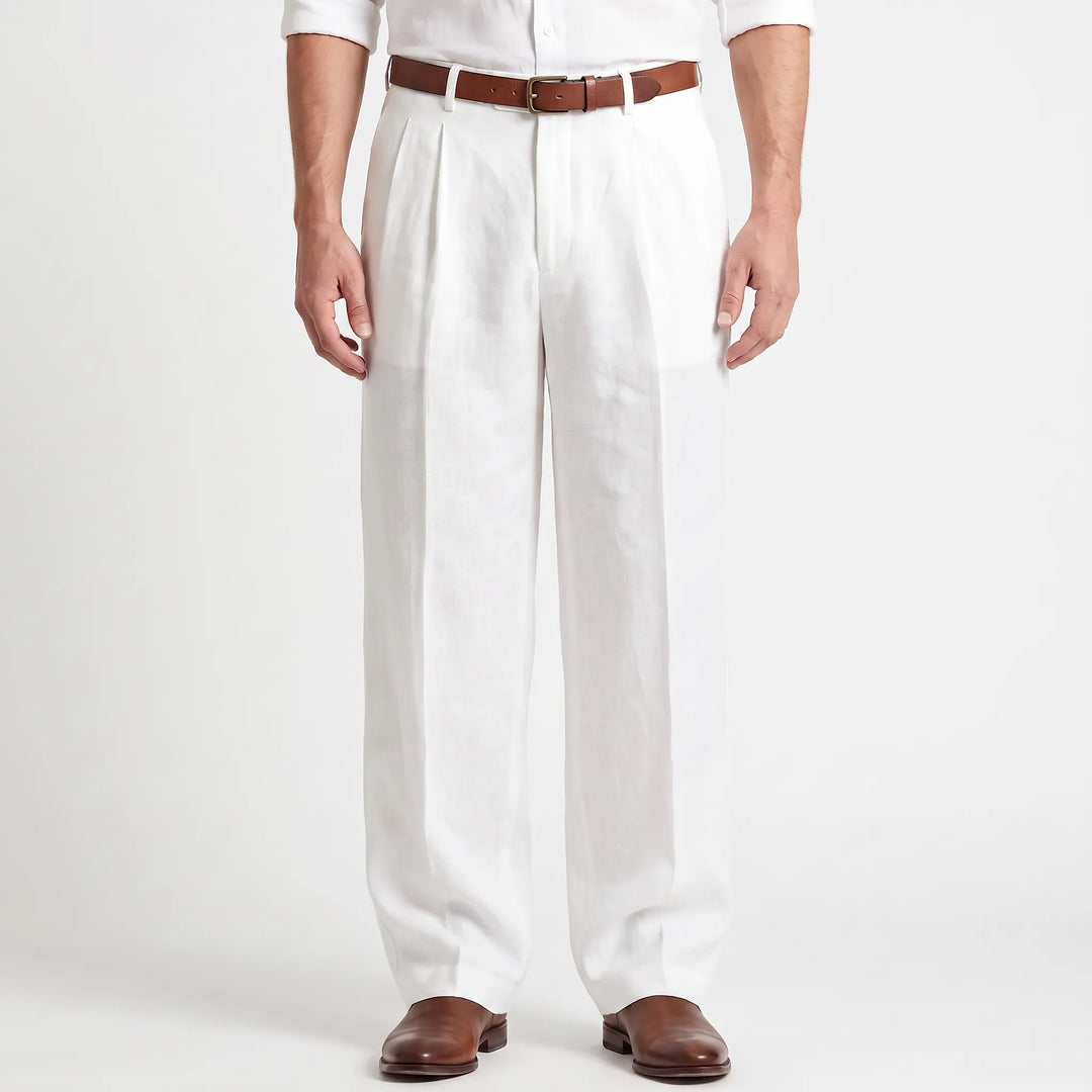 Men's Pleated Pants -  Ernesto