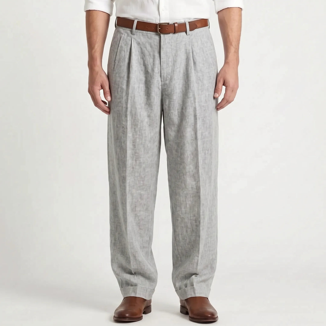 Men's Pleated Pants -  Ernesto