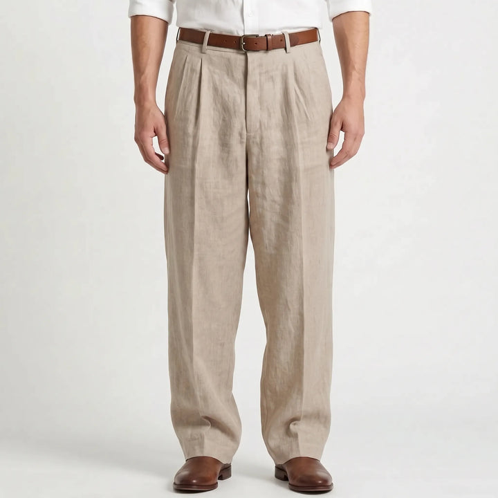 Men's Pleated Pants -  Ernesto