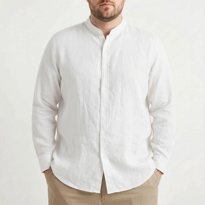 Men's Stand Collar Shirt -  Harry