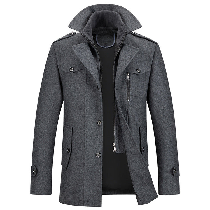 Men's Structured Long Winter Coat - Darrell