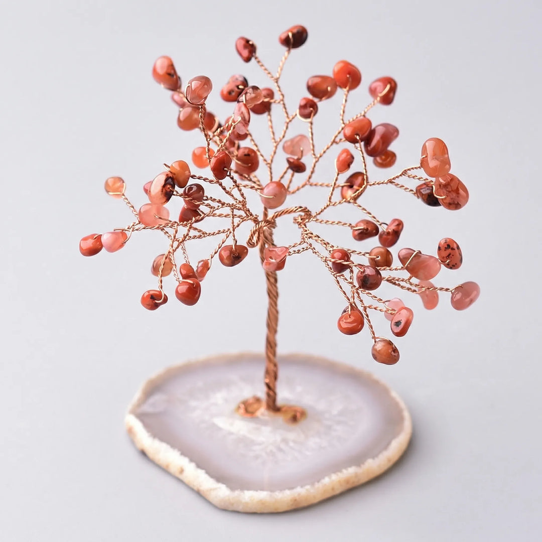 Met De Hand Gemaakte Levensboom Met Edelstenen - Gemtree