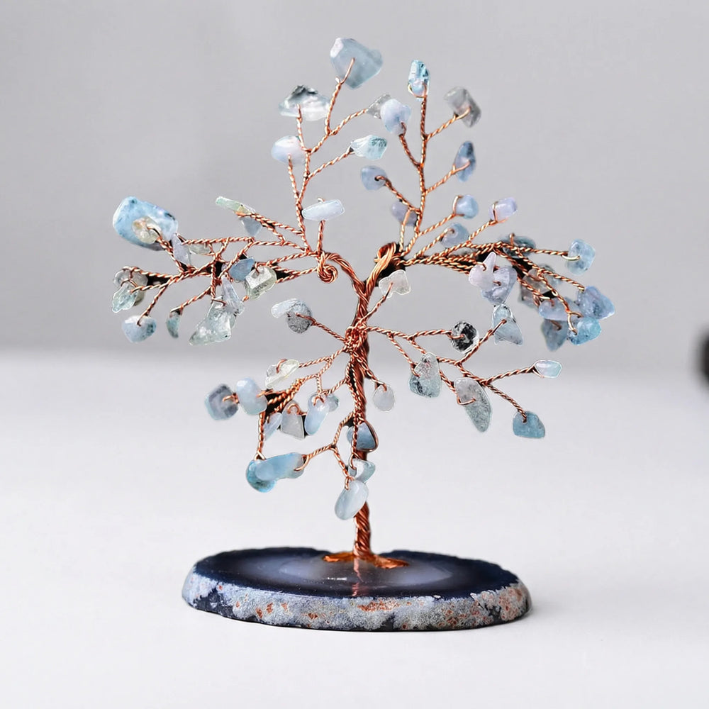 Met De Hand Gemaakte Levensboom Met Edelstenen - Gemtree