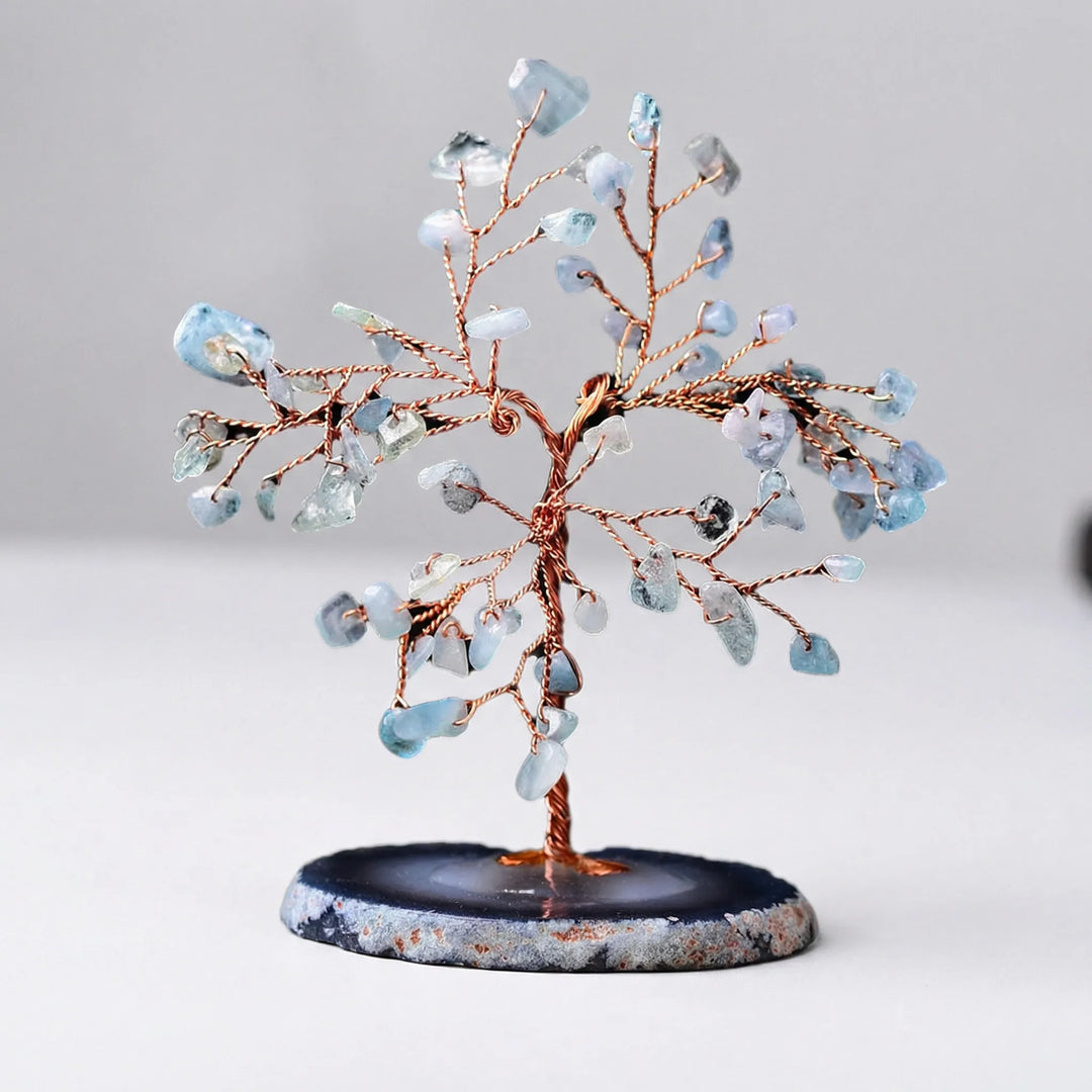 Met De Hand Gemaakte Levensboom Met Edelstenen - Gemtree