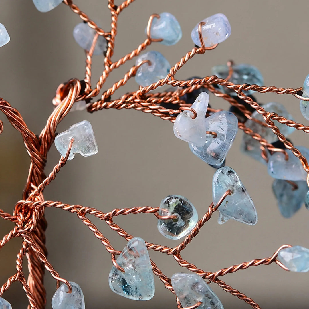 Met De Hand Gemaakte Levensboom Met Edelstenen - Gemtree