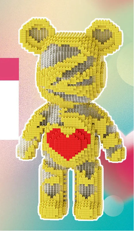Micro Block Bear Model - BuildBuddy