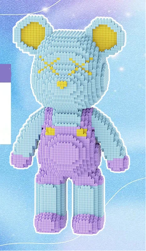 Micro Block Bear Model - BuildBuddy