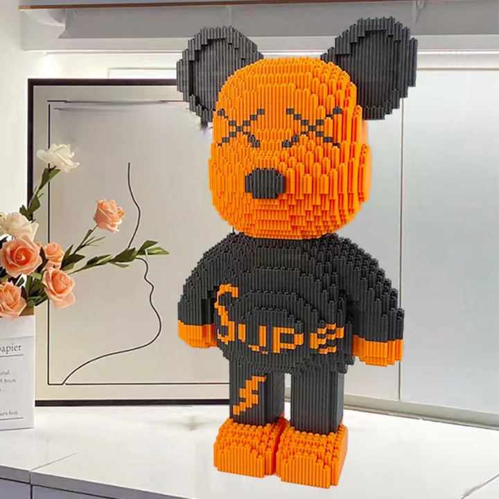 Micro Block Bear Model - BuildBuddy