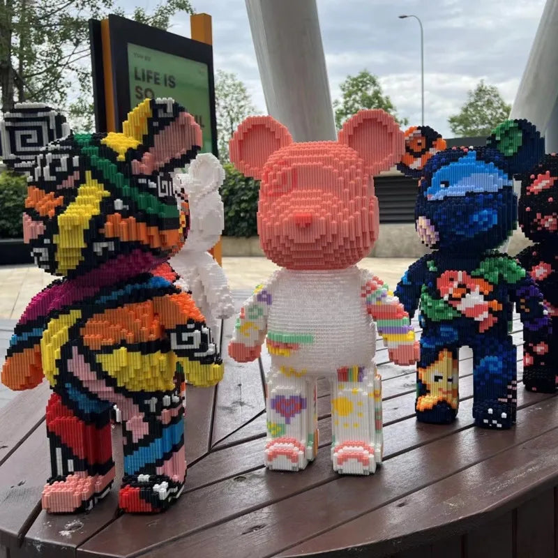 Micro Block Bear Model - BuildBuddy