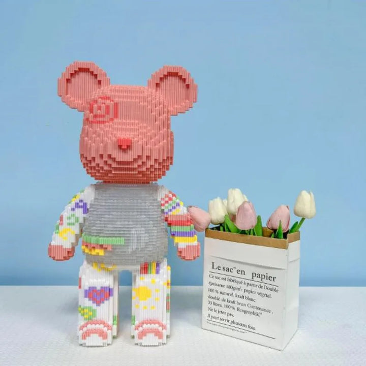 Micro Block Bear Model - BuildBuddy