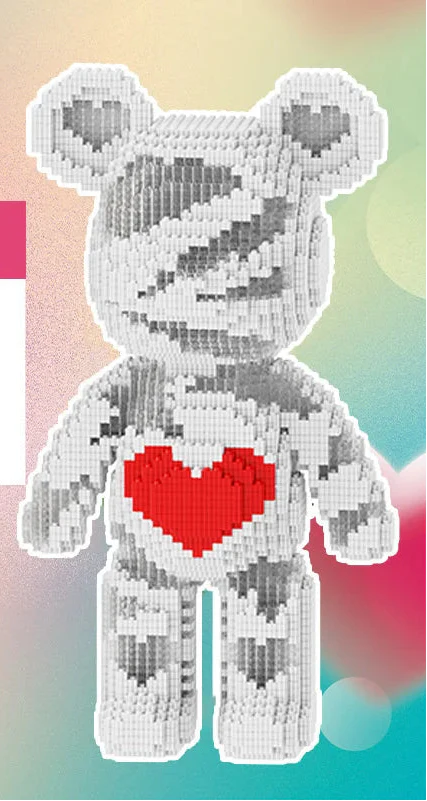 Micro Block Bear Model - BuildBuddy