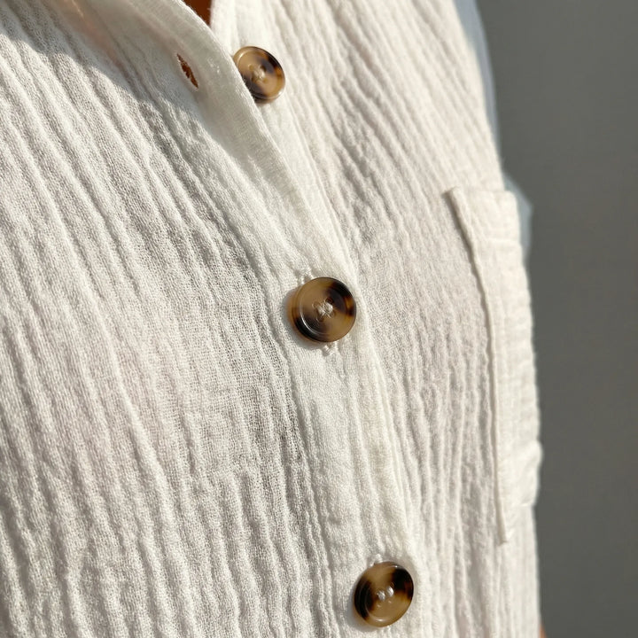 Midi-Kleid Mit Durchgehender Knopfleiste - Flora