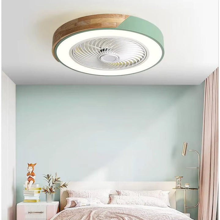 Minimalist Flush Mount Ceiling Fan - Zyphen