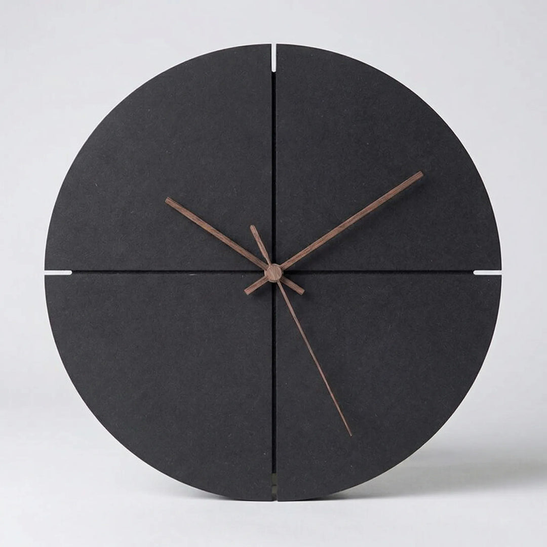 Minimalist Round Analog Wall Clock - Veltara
