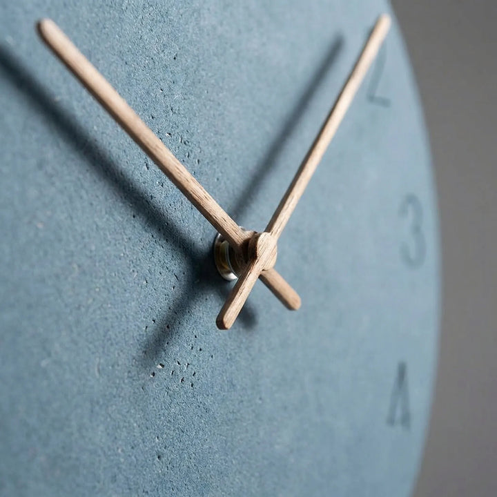 Minimalist Round Wall Clock - Nordellia