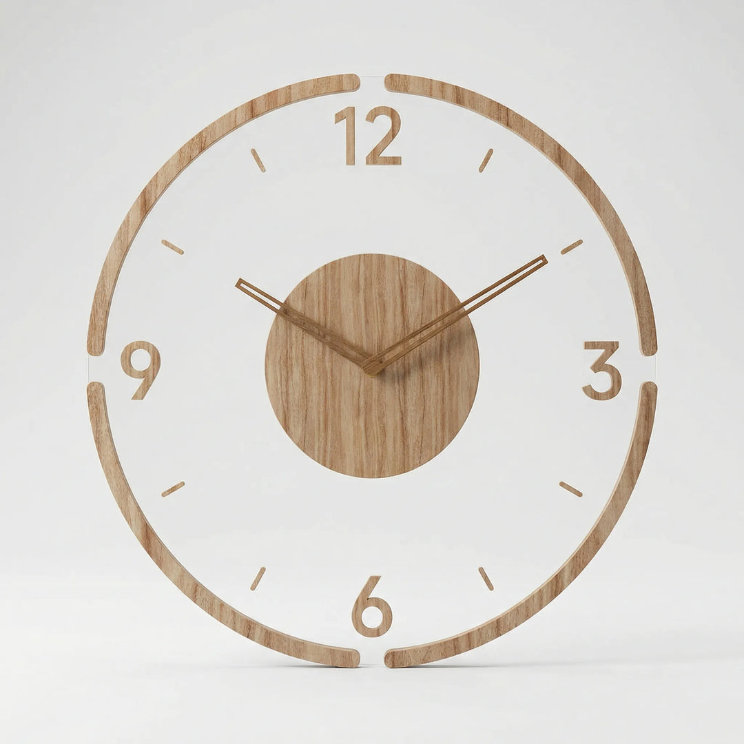 Minimalist Round Wall Clock - Nordrill