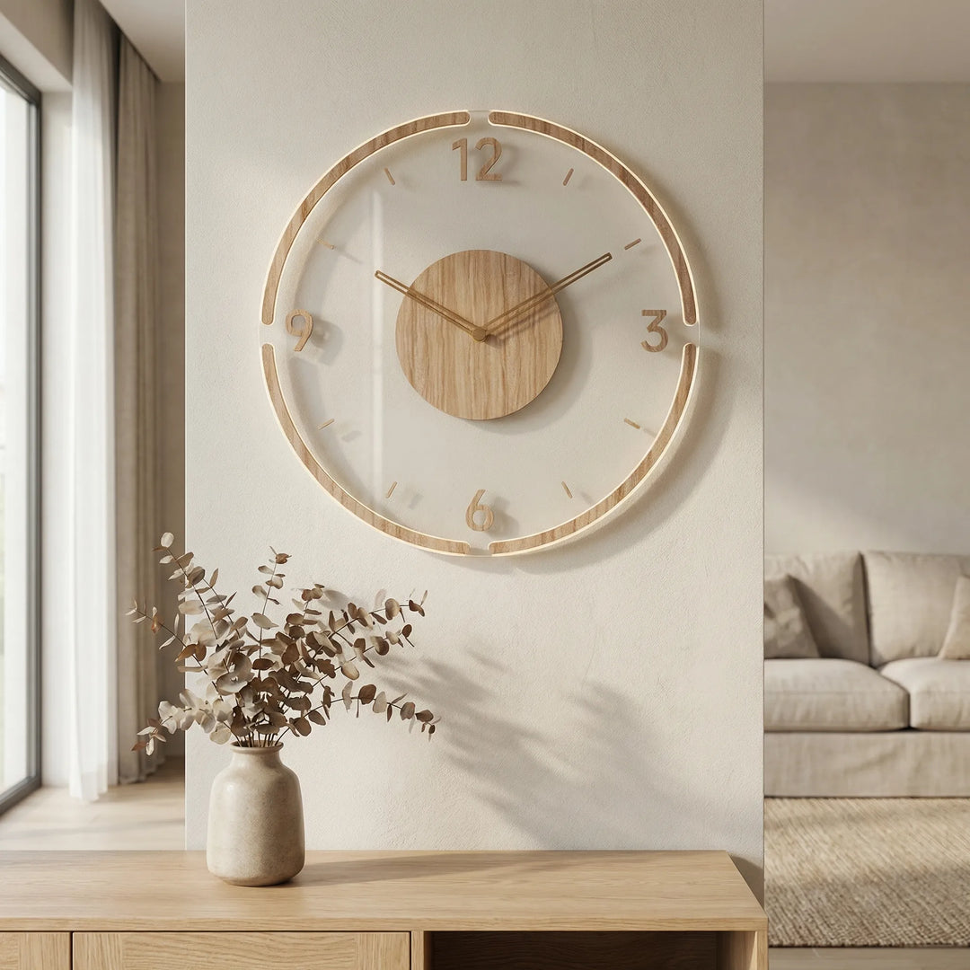 Minimalist Round Wall Clock - Nordrill