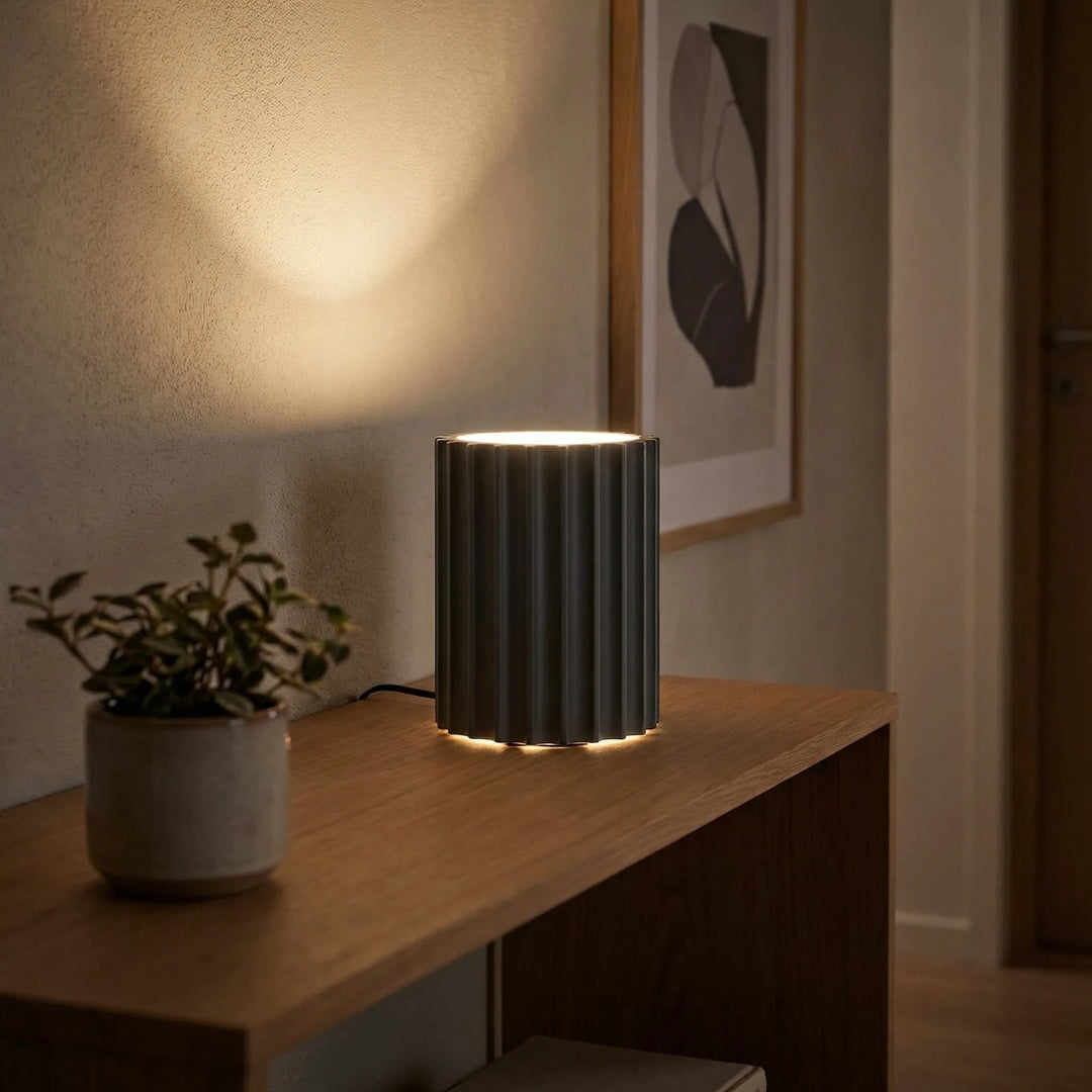 Minimalistische LED-Wandlamp Met Ribbelstructuur - Rillumia