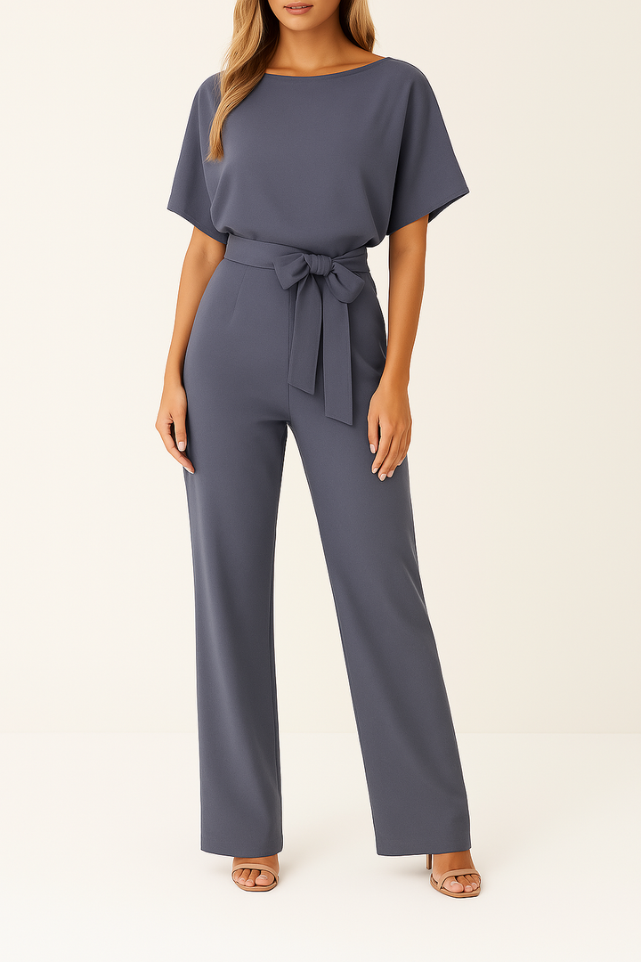 Minimalistischer Jumpsuit Mit Weitem Bein - Lavinia