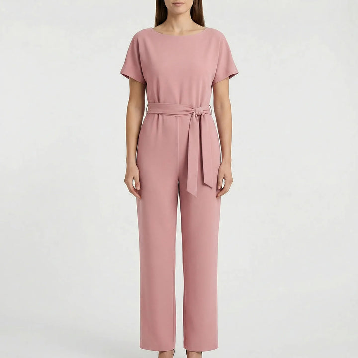 Minimalistischer Jumpsuit Mit Weitem Bein - Lavinia