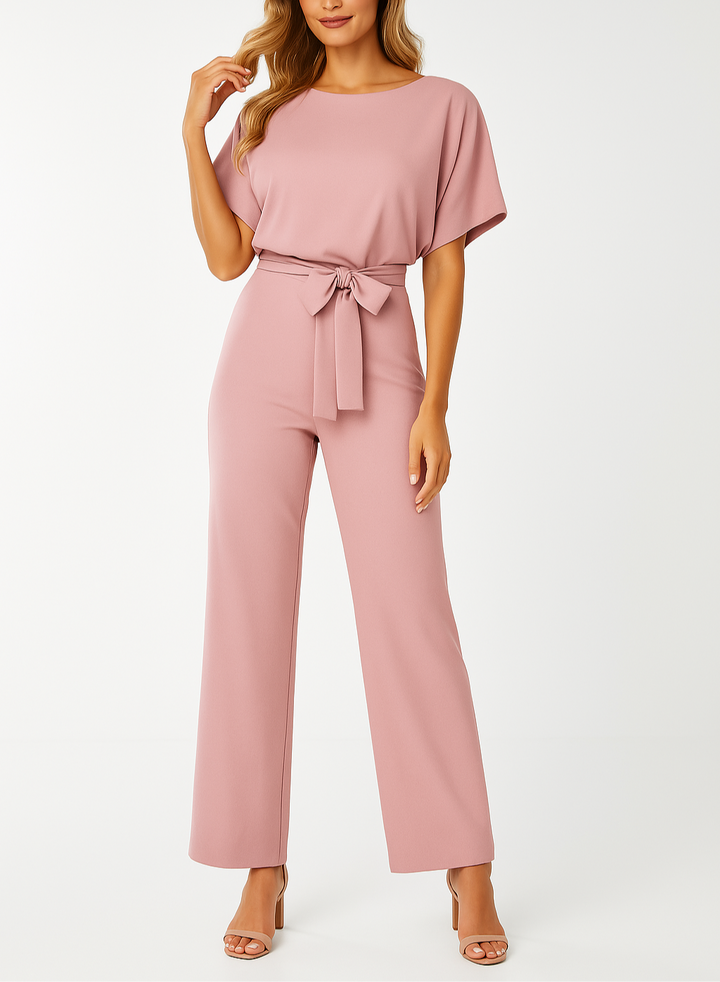 Minimalistischer Jumpsuit Mit Weitem Bein - Lavinia