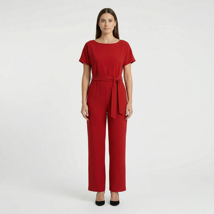 Minimalistischer Jumpsuit Mit Weitem Bein - Lavinia