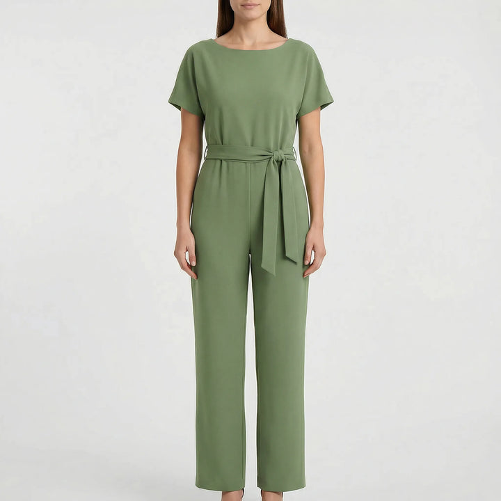 Minimalistischer Jumpsuit Mit Weitem Bein - Lavinia