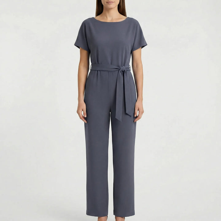 Minimalistischer Jumpsuit Mit Weitem Bein - Lavinia