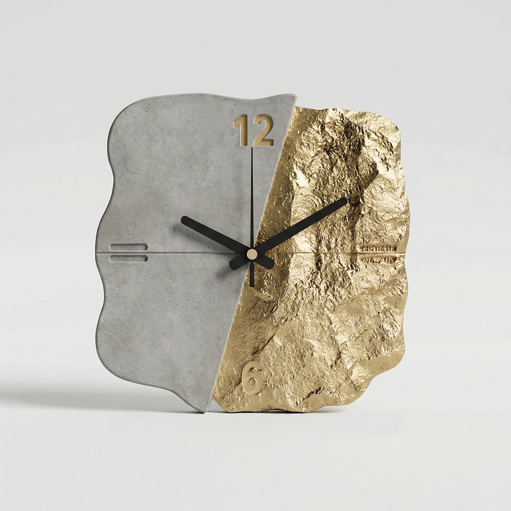 Modern 3D Relief Wall Clock - Sandrelle