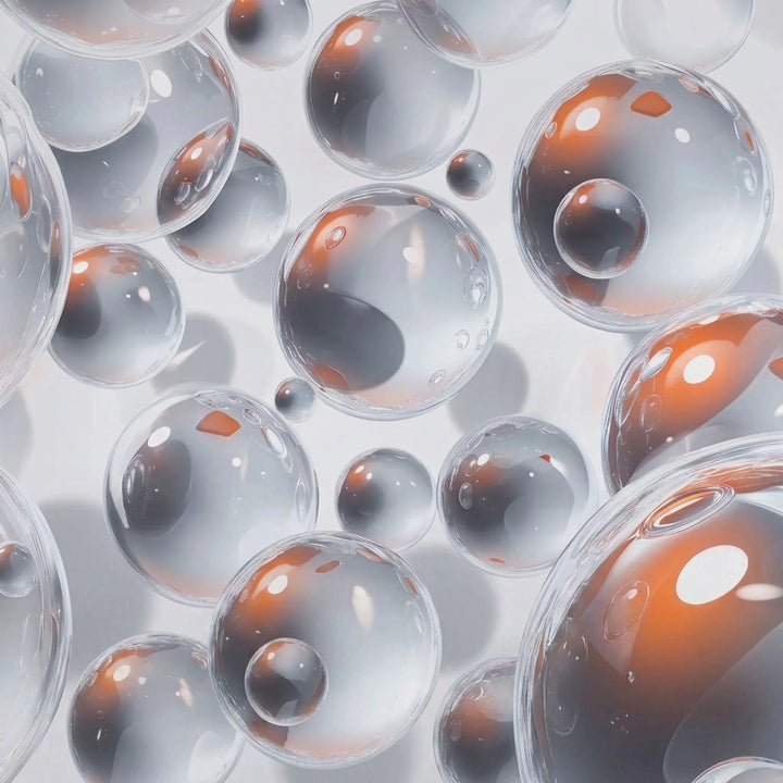 Modern Abstract 3D Bubble Wall Mural - Spherix