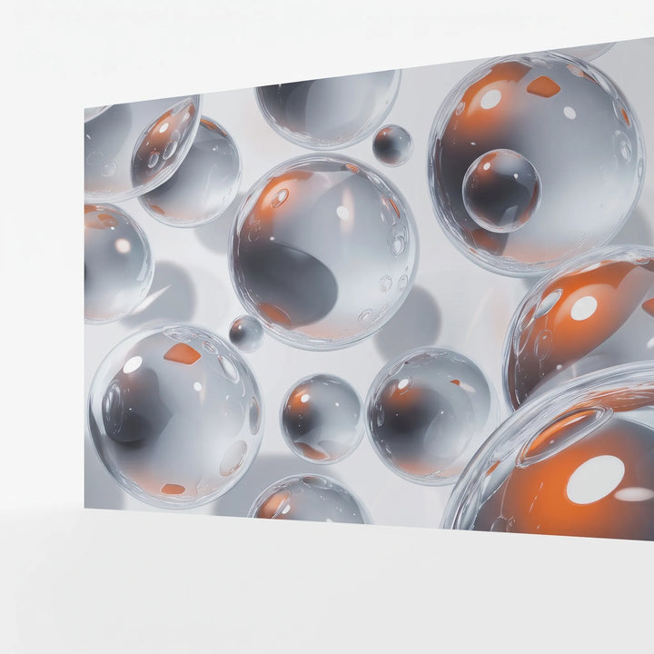 Modern Abstract 3D Bubble Wall Mural - Spherix