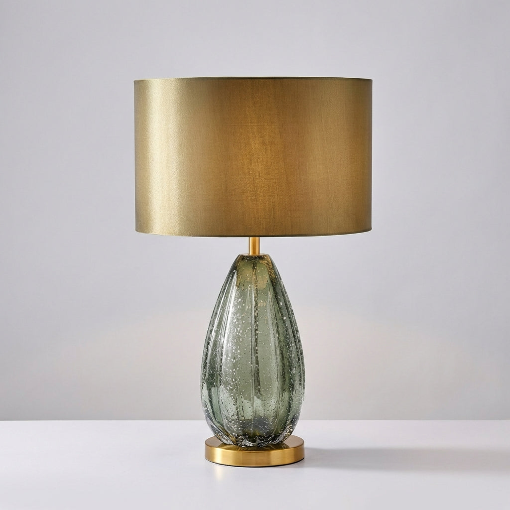 Modern Glass Base Table Lamp - Luminarex