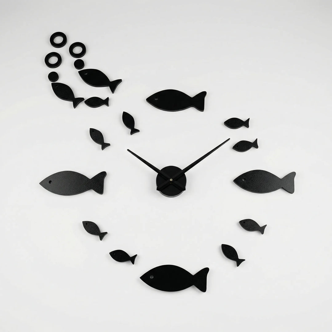 Modern Mirror Wall Clock - Miraflow