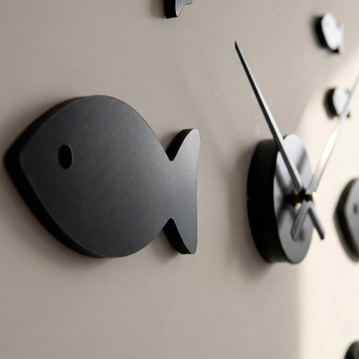 Modern Mirror Wall Clock - Miraflow