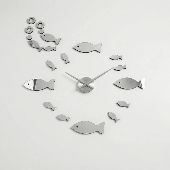 Modern Mirror Wall Clock - Miraflow