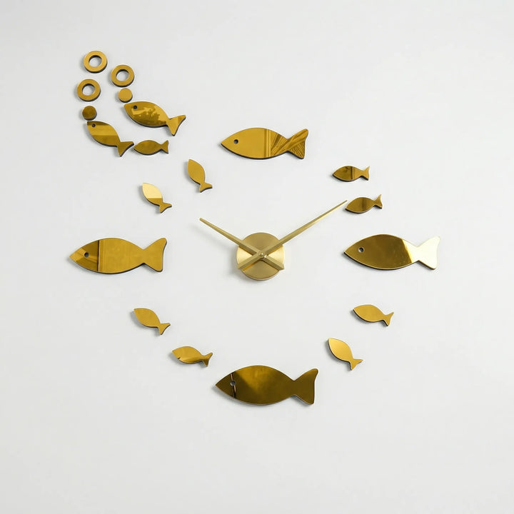 Modern Mirror Wall Clock - Miraflow