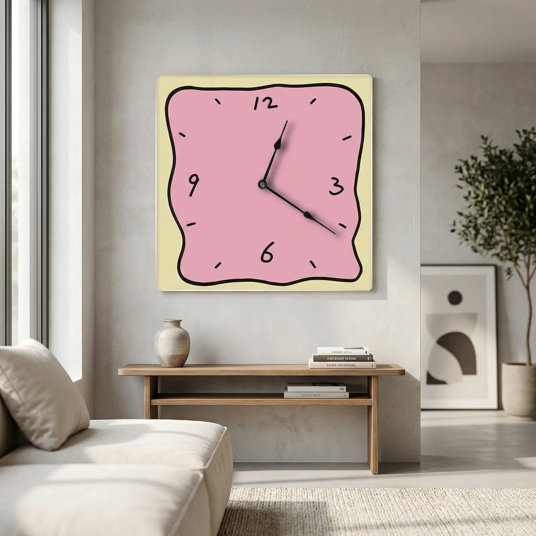 Modern Square Wall Clock - TimeLuma