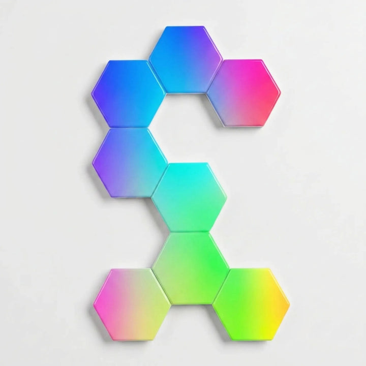 Modular Hexagon Wall Lights - Hexnode