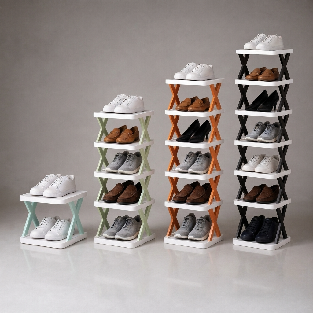 Modular Stackable Shoe Rack - Modulok