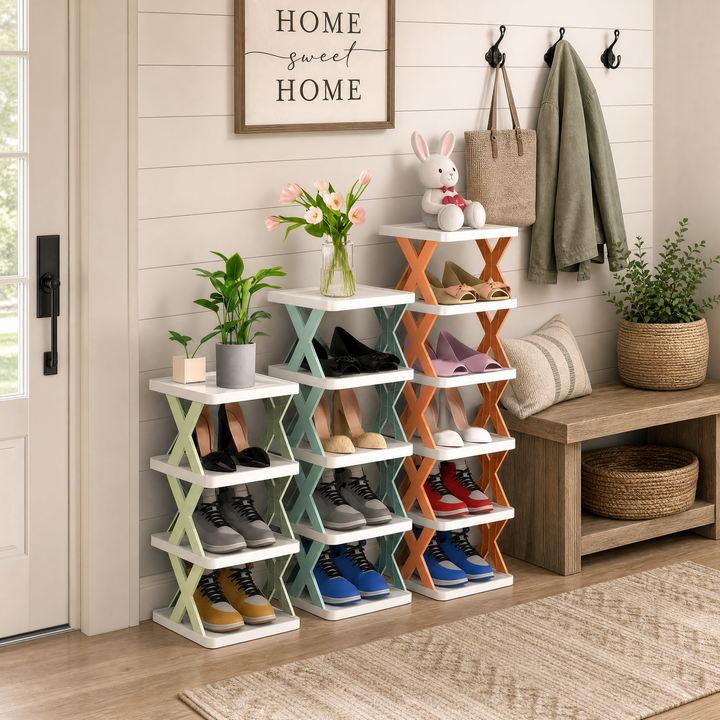 Modular Stackable Shoe Rack - Modulok