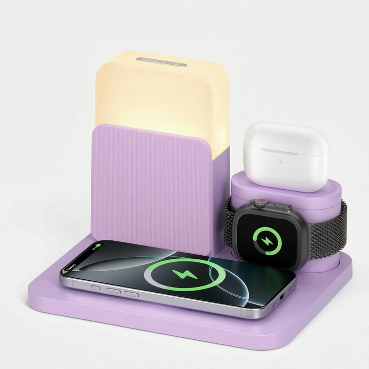 Multi-Device Wireless Charging Station - Zyncro