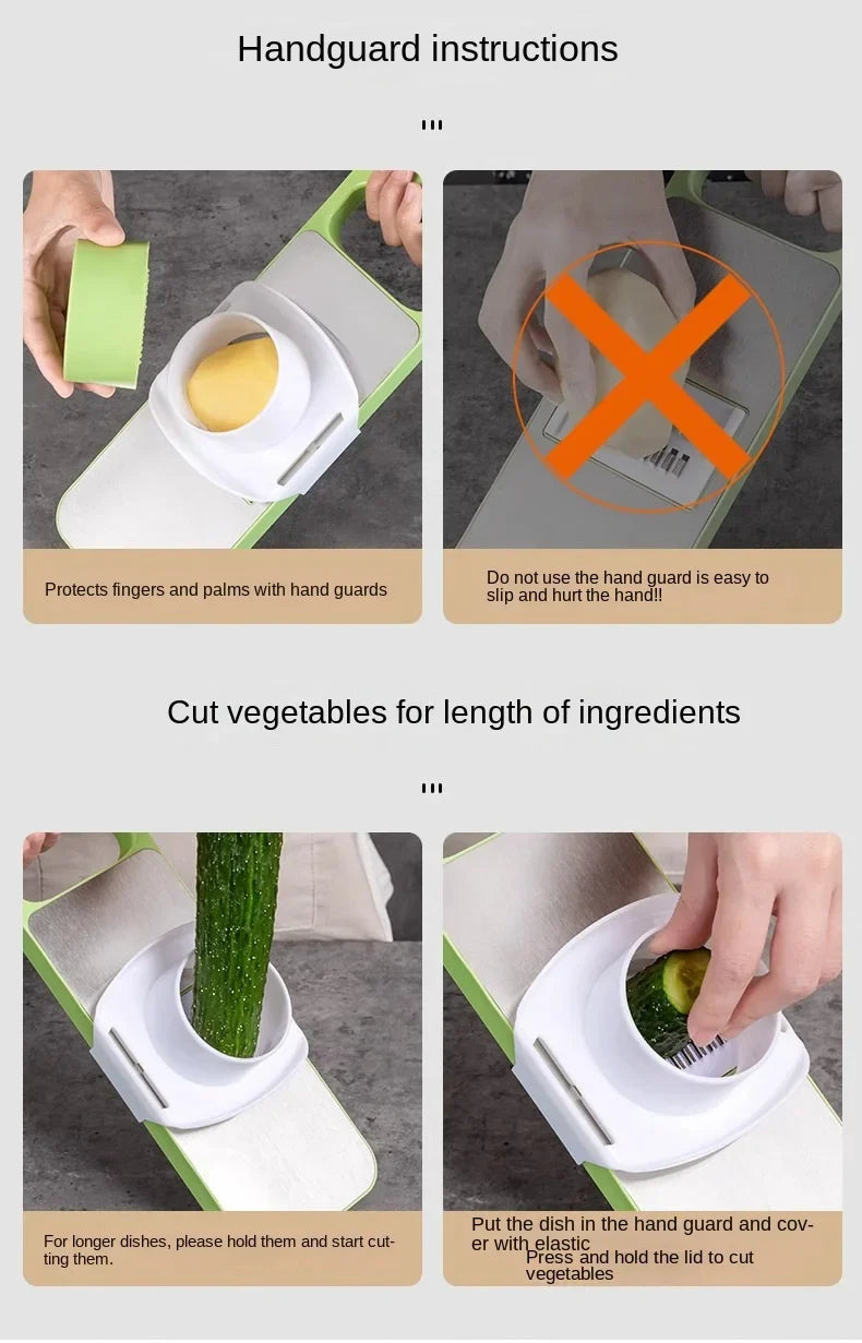 Multi-Function Vegetable Mandoline Slicer - CuliPrep
