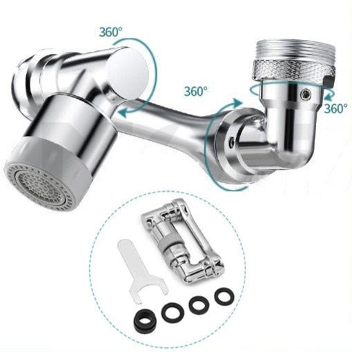 Multi-Jointed Rotatable Faucet Aerator - FlexiTap