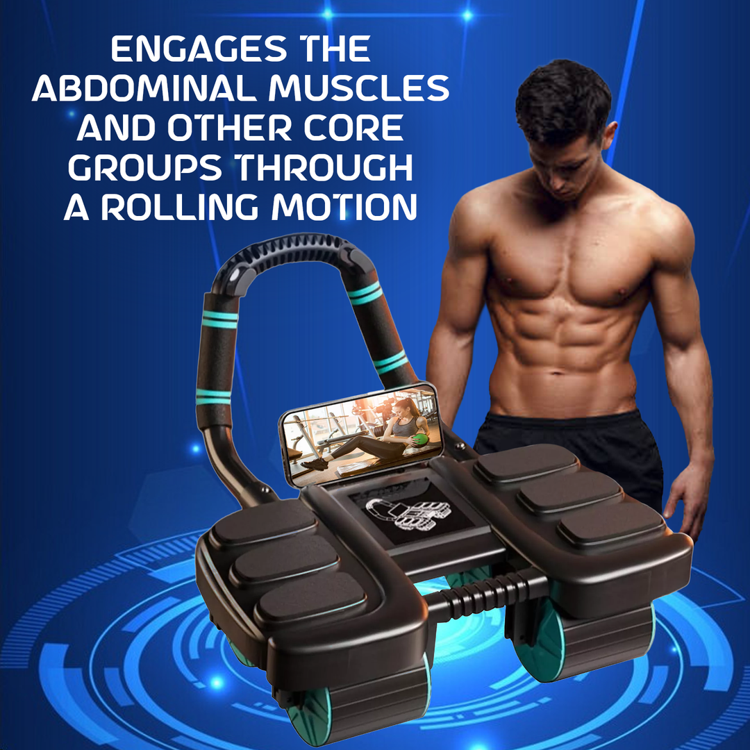 Multi-Wheel Automatic Rebound Ab Roller - CoreGlider